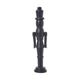 Minimalist Black Wooden Nutcracker