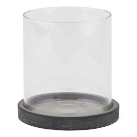 Hurricane Lantern - Grey