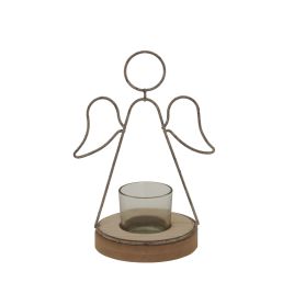 Rusto Outline Angel Tealight Holder