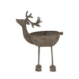 Rusto Metal Reindeer Bowl
