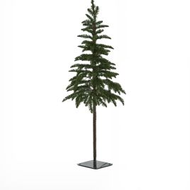 Green Woodland Pre-Lit Christmas Tree - Medium