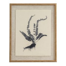 Flor Spleenwort Art In Beaded Frame