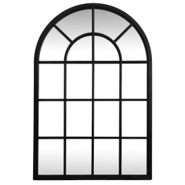 Blako Wood Arched Window Mirror