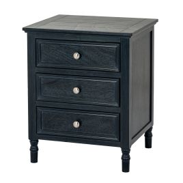 Conto 3 Drawer Side Table
