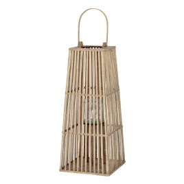 Siloz Wicker Lantern With Glass Holder - Medium