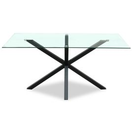 Monza Rectangular Glass Dining Table
