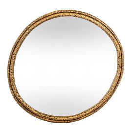 Nahla Mirror With Dimpled Frame - Medium