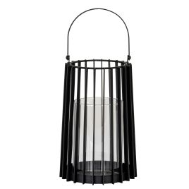 LYNA Lantern With Handle & Glass Holder - Medium