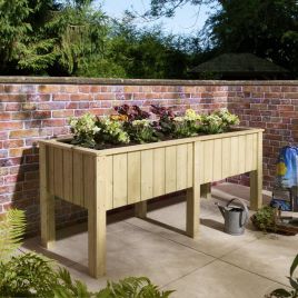HAVENFORD Garden Raised Bed Planter Natural - 190cm