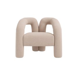FREYN Boucle Fabric Multi Purpose Chair - BUFF