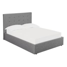 Lucca Fabric Kingsize 5ft Bed - Grey