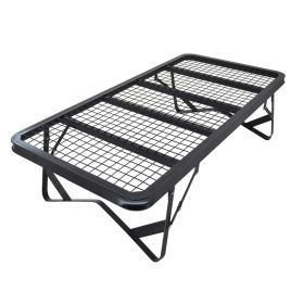 Skid Black Metal Contract Bed Frame - 4ft Small Double