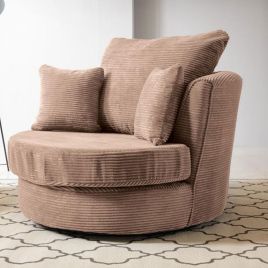 Ashton Swivel Chair - Brown