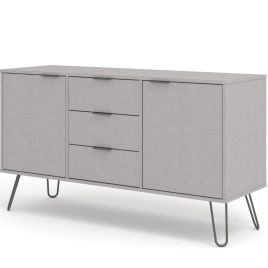 Augusta Grey Medium Sideboard with 2 Door 3 Drawers