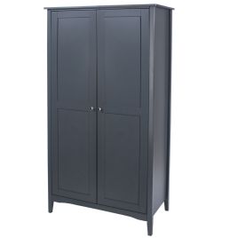 Wardrobe - CATFORD 2 Door Wardrobe Blue 94.5cm