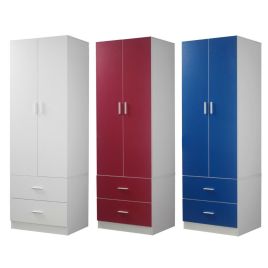Wardrobe - OSTRICH 2 Door Wardrobe 5 Colours 60cm
