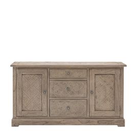 OAKLEIGH 2 Door 3 Drawer Sideboard - Oak