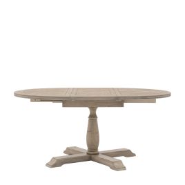 OAKLEIGH Round Extending Dining Table - Oak
