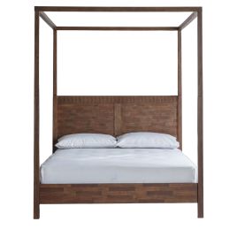 ASHWELL Kingsize Wooden Bedframe - Brown