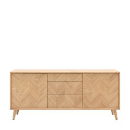 BROOKHAVEN 2 Door 3 Drawer Sideboard - Oak
