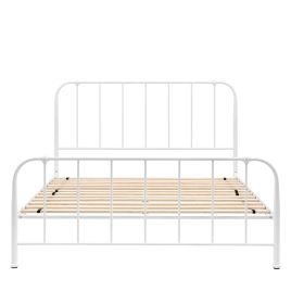 WINDLESHAM Kingsize Metal Bedframe - White