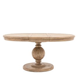 BRIXTON Round Extending Dining Table - Oak