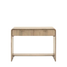 LAVENHAM 2 Drawer Console Table - Light Oak