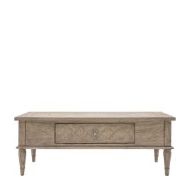 OAKLEIGH Push Drawer Coffee Table - Oak