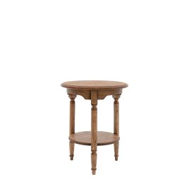 ALDERLEIGH Side Table - Dark Oak