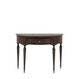 WHITCOMBE Console Table - Dark Oak