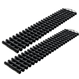 GLOWTARA Tire Traction Mats TPR Recovery Tracks with Bag-L