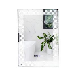 Vanity Mirror - LED Wall Mounted Anti-Fog HD Vanity Mirror with 3 Color Adjustable Lights