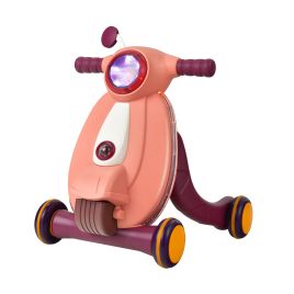 Baby Push Along Walker with Lights and Ball Game - Pink
