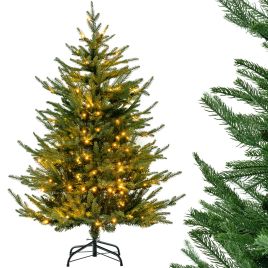 Pre-Lit Christmas Tree with 8 Light Modes - 4.5ft