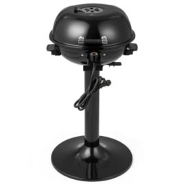 ALDVORN Electric BBQ Grill with Removable Non-Stick Rack-Black