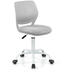 ZELUTA Ergonomic Children Study Chair with Adjustable Height-Grey