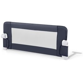EVERELLE Foldable Toddler Bed Rail with Removable Oxford Cover-Dark Grey