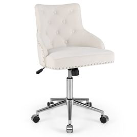 NOALU Adjustable 360deg Swivel Accent Armchair-Beige