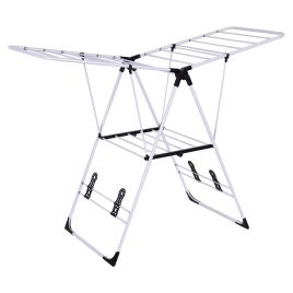 Drying Rack - Adjustable Winged Clothes Airer Horses Indoor Laundry Rack Folding Washing Dryer