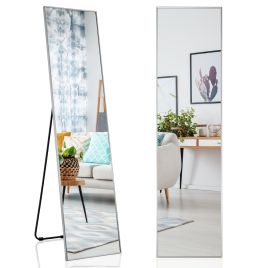 160x40cm Full Length Mirror with Shatter-proof Glass - Silver