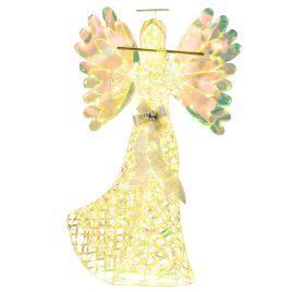 Lighted Angel Christmas Decoration with 250 LEDs - White