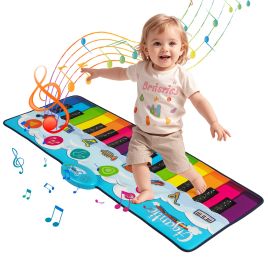 AREL Floor Piano Dance Mat with 8 Instrument Sounds and Built-in Music-S