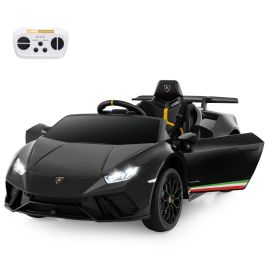 Kids Electric Car - 12V Kids Ride on Car Lamborghini - Black
