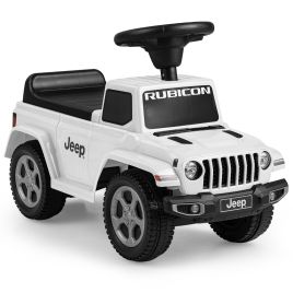 Licensed Jeep Ride-On Push Car with Steering Wheel - White