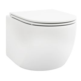 Wall Hung Toilet Ceramic Wall-Mounted Toilet Bowl and Toilet Seat