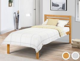 Slocum Antique Pine Single Bed Frame 