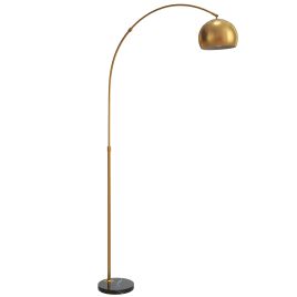 HERON 180cm Arc Floor Lamp Modern Adjustable Standing Lamp Gold Tone