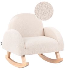 LUDMERE Kids Rocking Chair - Light Beige