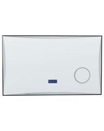 LED Bathroom Mirror ONLAY 100 cm 60 cm Silver