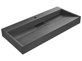 EUQNKO Wall Hung Basin 1000 x 460 mm Black